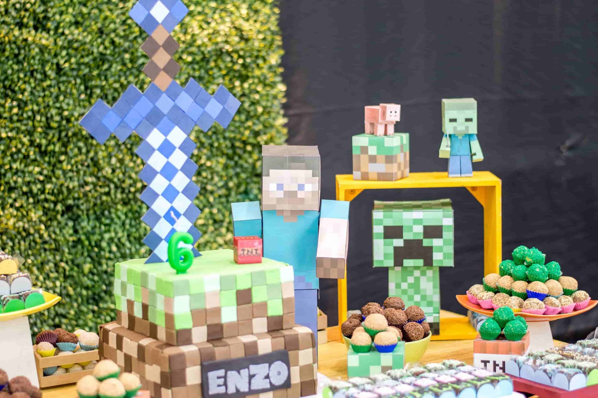 Dicas para uma festa de Minecraft